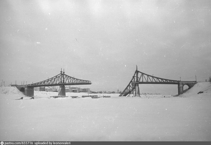 староволжский мост в твери 1941 фото