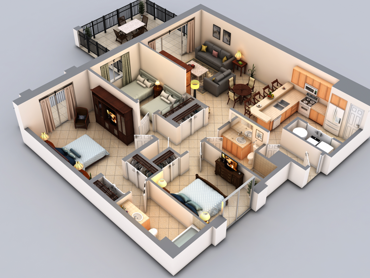 floorplan 3d проекты фото