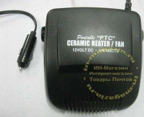 обогреватель автомобильный ceramic fan heater 12v 200w фото