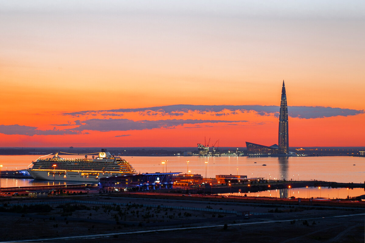 лахта центр в санкт петербурге фото
