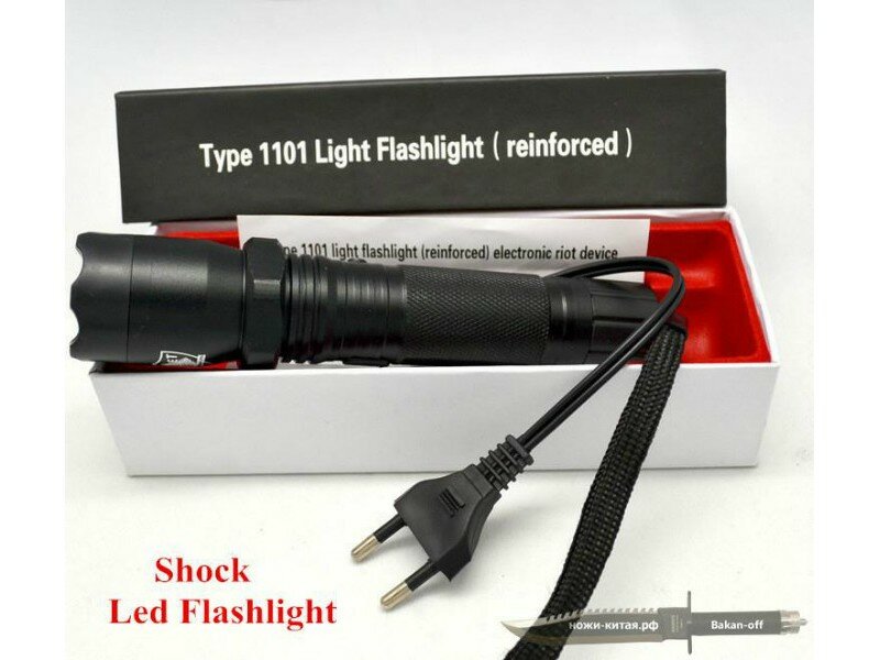 фонарь police type light flashlight plus 1101 фото
