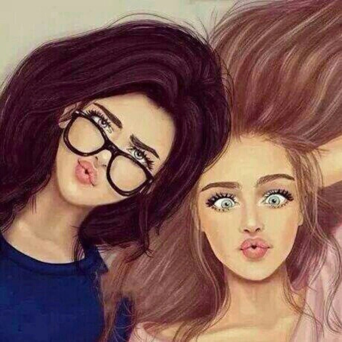 Картинки лучших подруг на аватарку