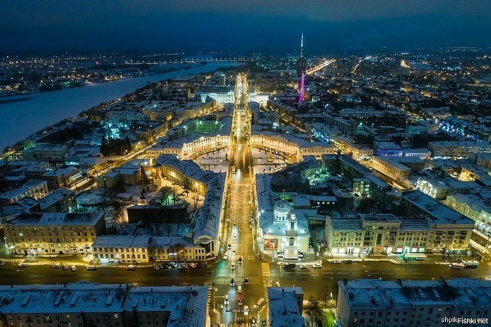 тверь с высоты птичьего полета фото