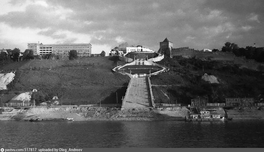 чкаловская лестница старая фотография фото
