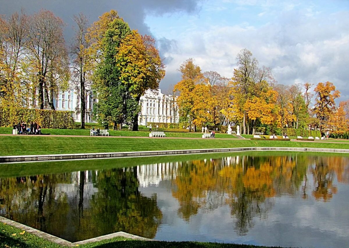 екатерининский парк в царском селе фото