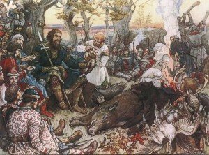 васнецов владимир мономах после охоты фото