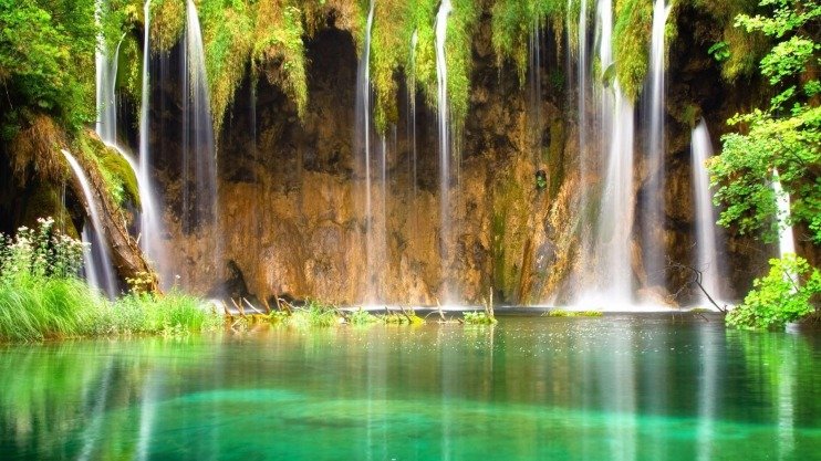 водопад красивый фото