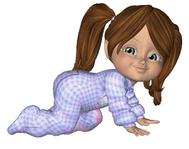 Двигающиеся картинки маленьких девочек