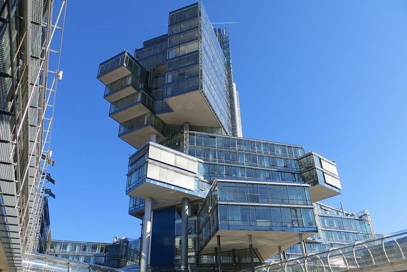 nord lb building в ганновере, германия. фото
