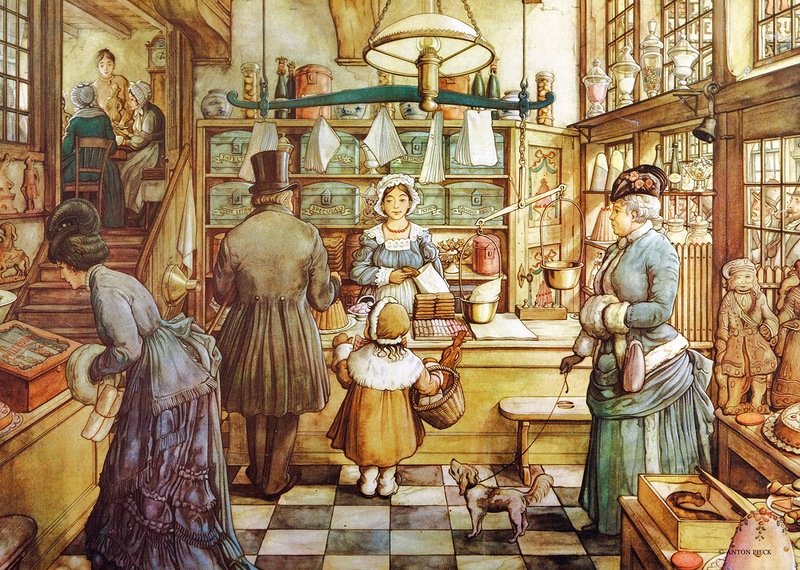 антон пик anton pieck (1895-1986 фото