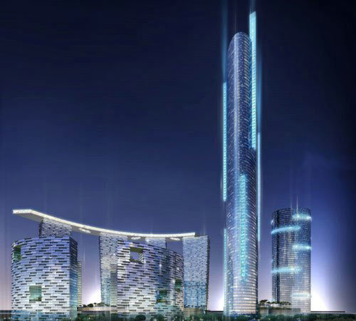 sky tower abu dhabi фото