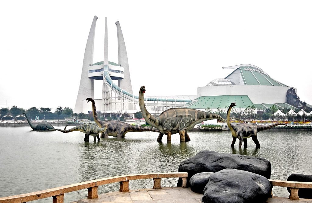 china dinosaurs park чанчжоу фото