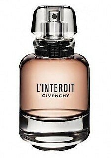 Givenchy L'Interdit 2018 
Выпущенный в 2018 году аромат L'Interdit 2018 от марки Givenchy классифицируется как женский и принадлежит семействам Цветочные и Восточные. Его автором является парфюмер Доминик Ропьон. L'Interdit 2018 входит в коллекцию L`Interdit. Апельсиновый цвет (флердоранж) и Жасмин Самбак образуют стартовый аккорд композиции, в сердце ─ Тубероза; базу составляют Амброксан, Пачули и Ветивер. https://aromo.ru/perfumes/givenchy/linterdit-2018/