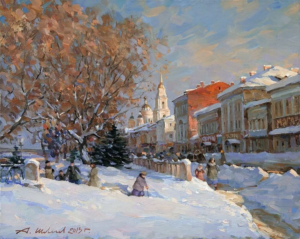 художник шевелёв александр викторович зима фото