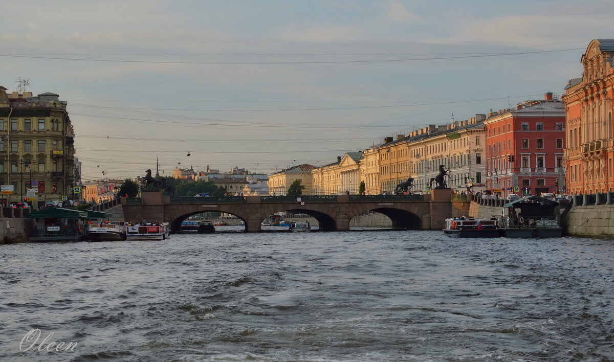 река фонтанка аничков мост фото