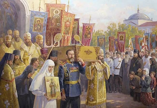 картина обретение мощей иосифа белгородского фото