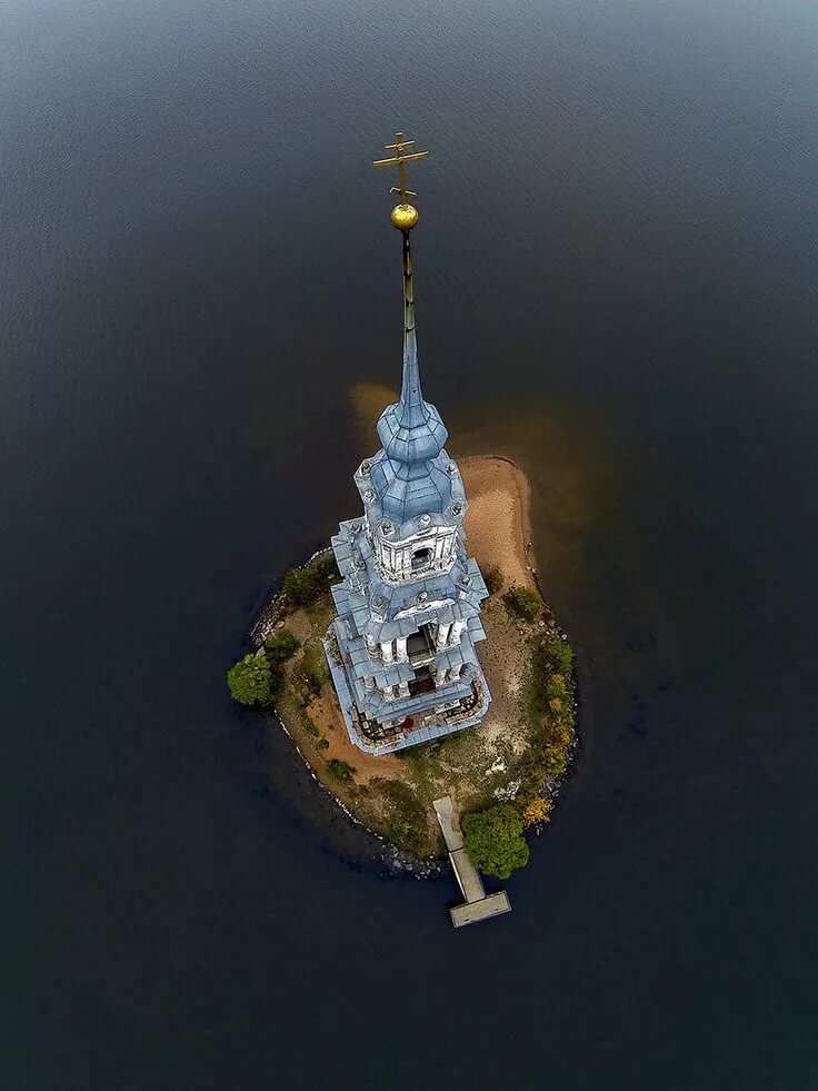 калязин колокольня на воде фото