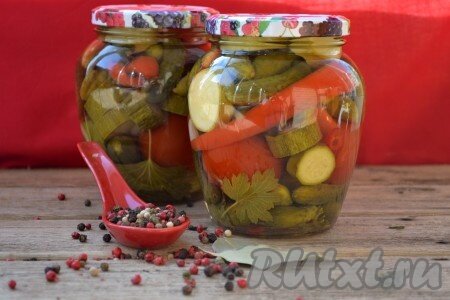 овощное ассорти на зиму фото