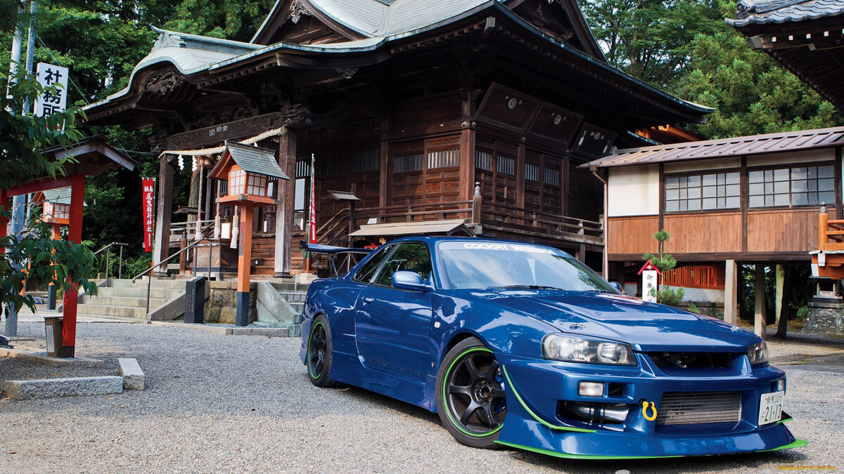nissan skyline gtr 34 фото