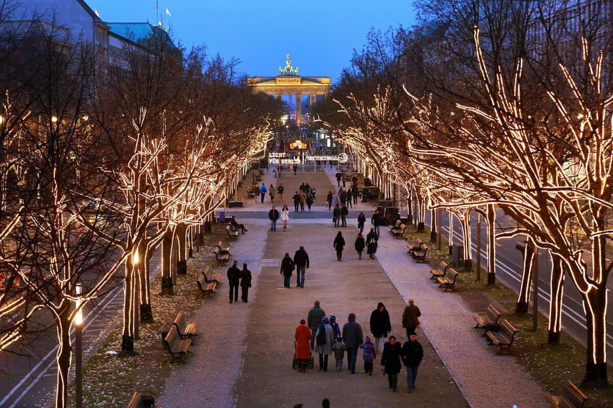 бранденбургские ворота берлин фото