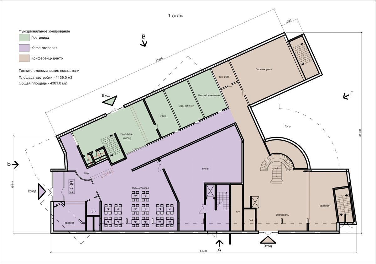 Вестибюль в школе план