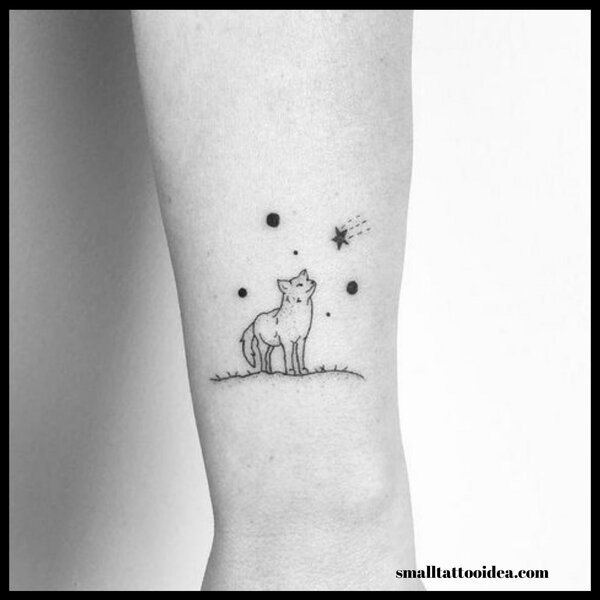Small Wolf Tattoo Ideas