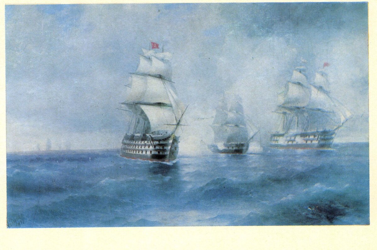 Картины айвазовского бриг меркурий