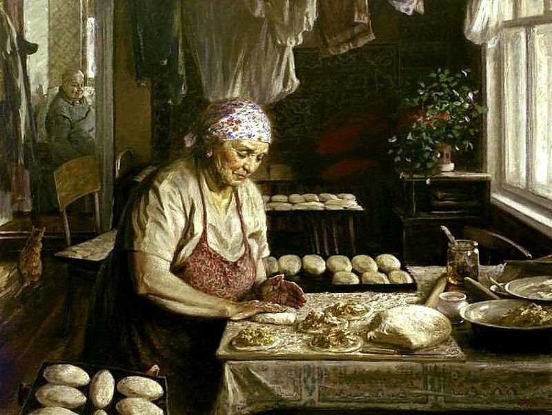 бабушка с пирожками картинки фото