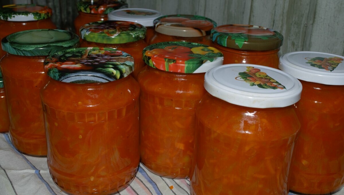 лечо из кабачков фото