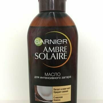 garnier ambre solaire масло фото