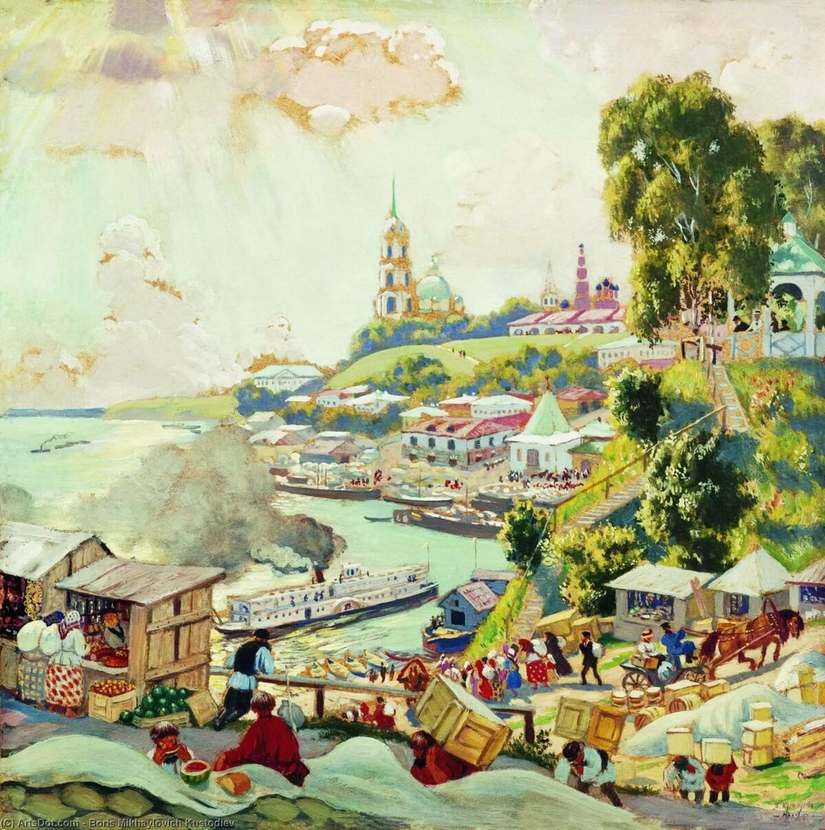 картины кустодиев фото