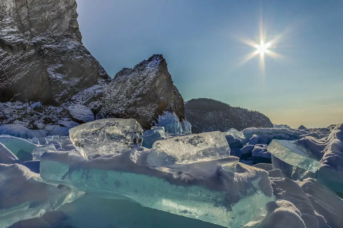 зимний байкал фото