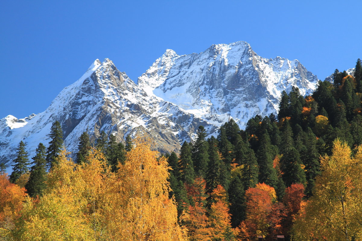 домбай осень фото