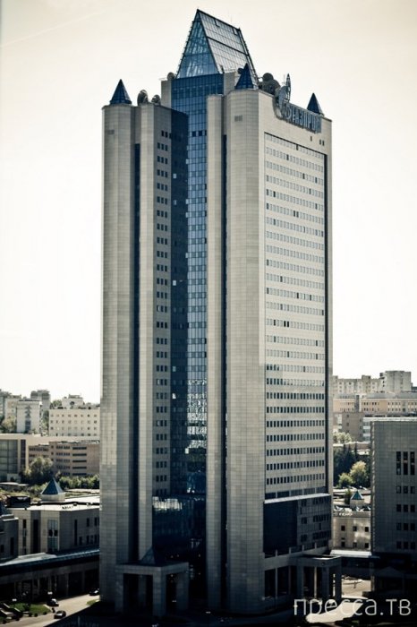 здание газпрома в москве фото