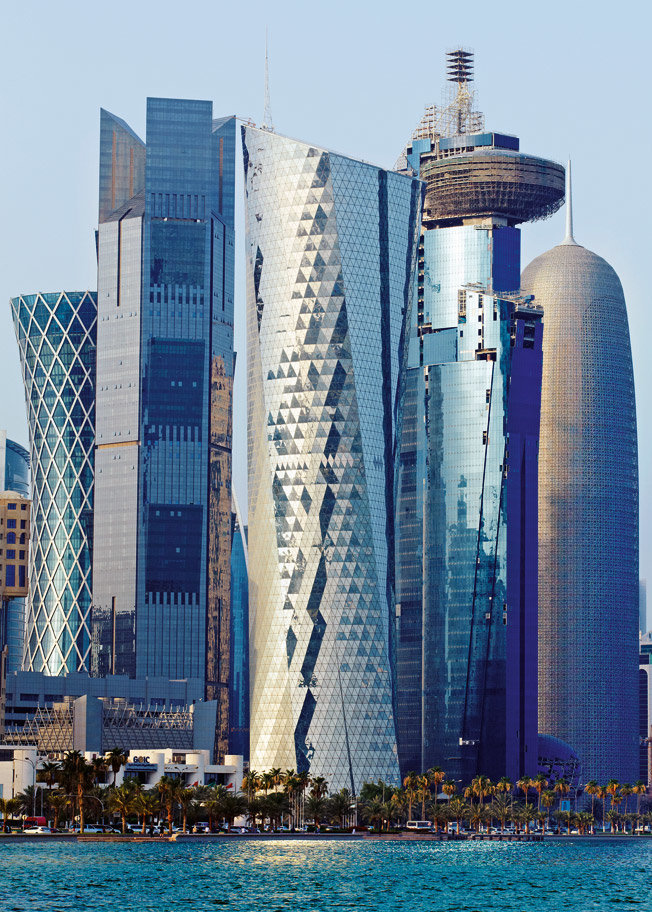 архитектура доха катар фото