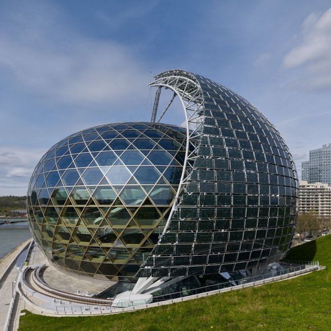 шар в архитектуре фото