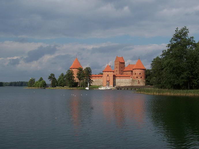 тракайский замок литва фото