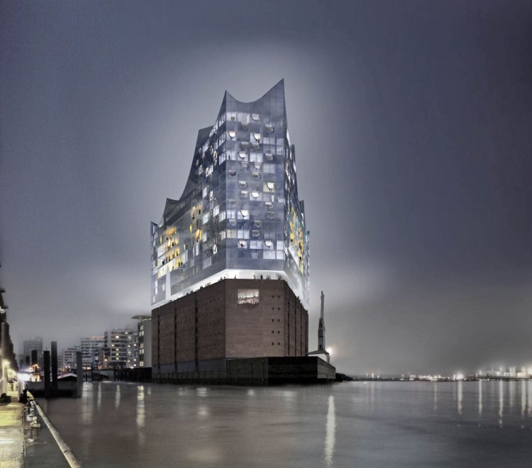 концертный зал elbphilharmonie herzog & de meuron фото