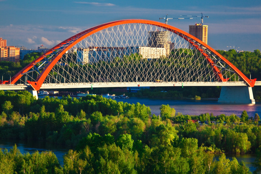 бугринский мост новосибирск фото