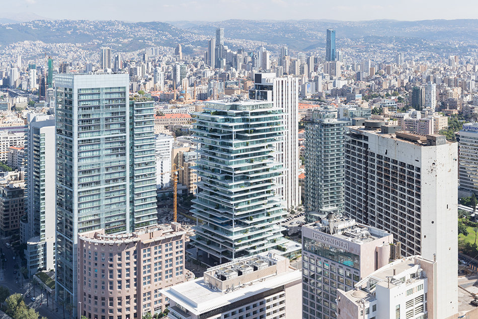 небоскрёб beirut terraces, ливан фото