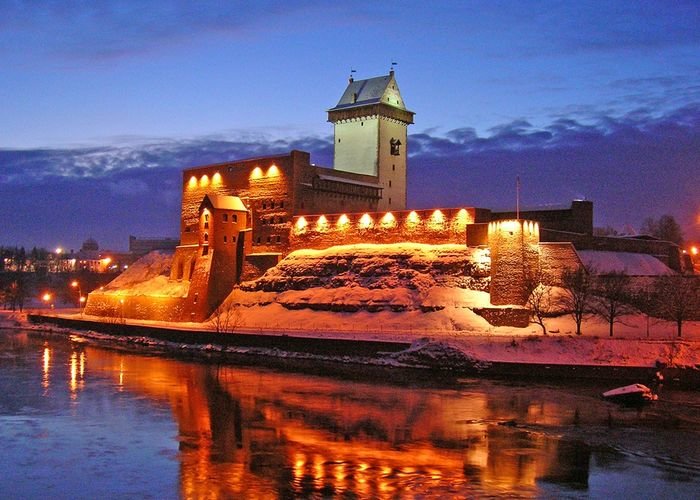 нарвский замок эстония фото