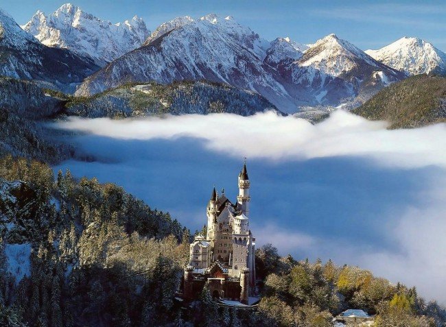 замок нойшванштайн фото