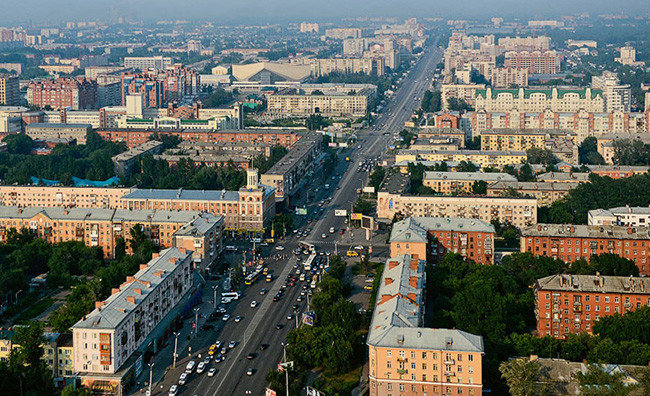 город омск с высоты птичьего полета фото