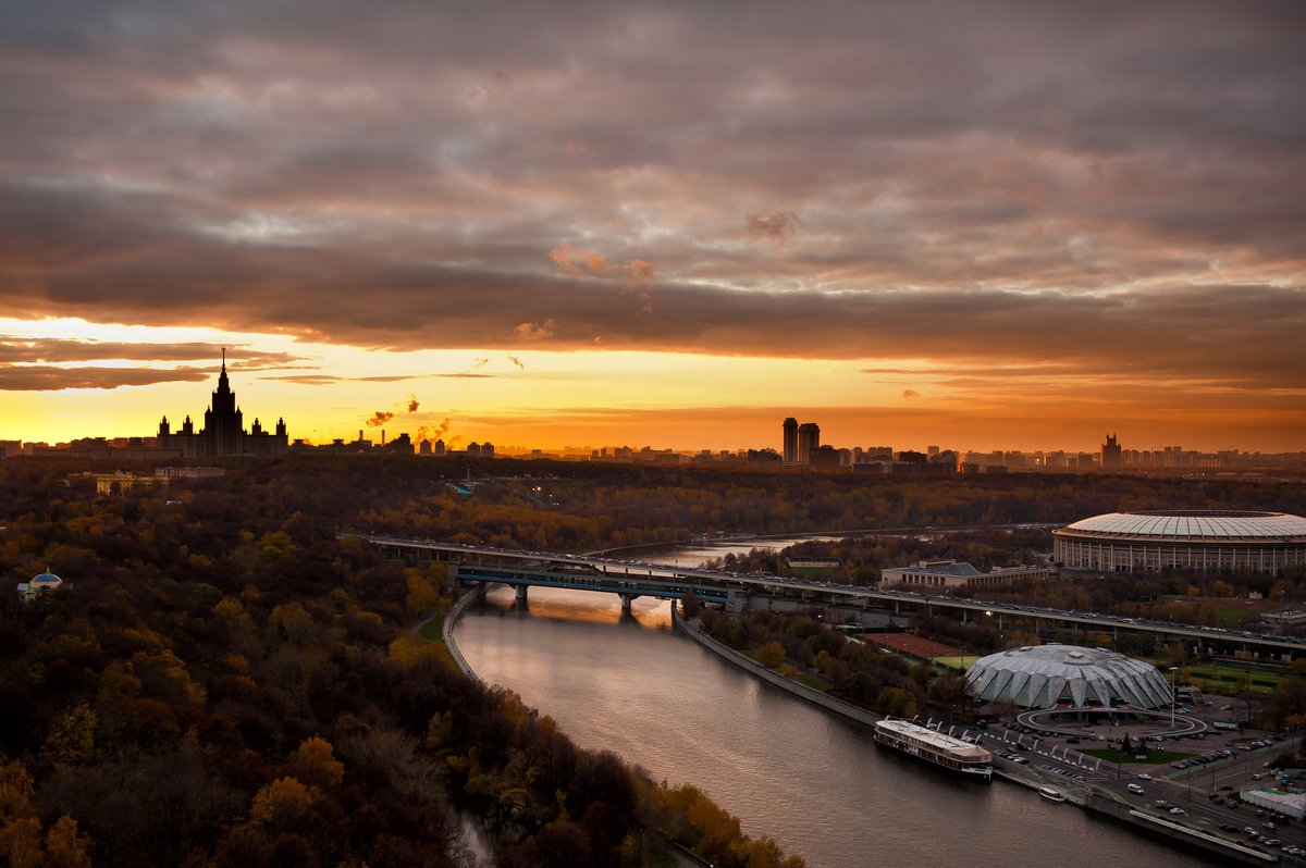 пейзажи москвы фото