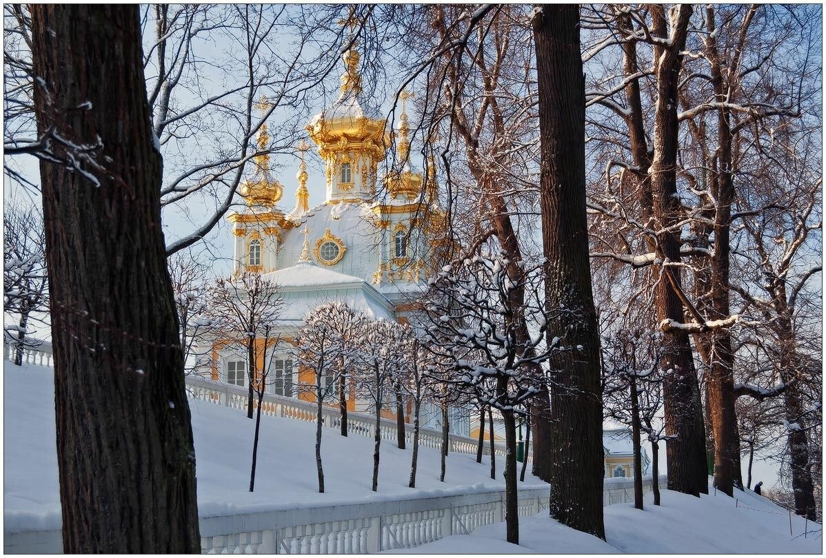 петергоф зимой фото