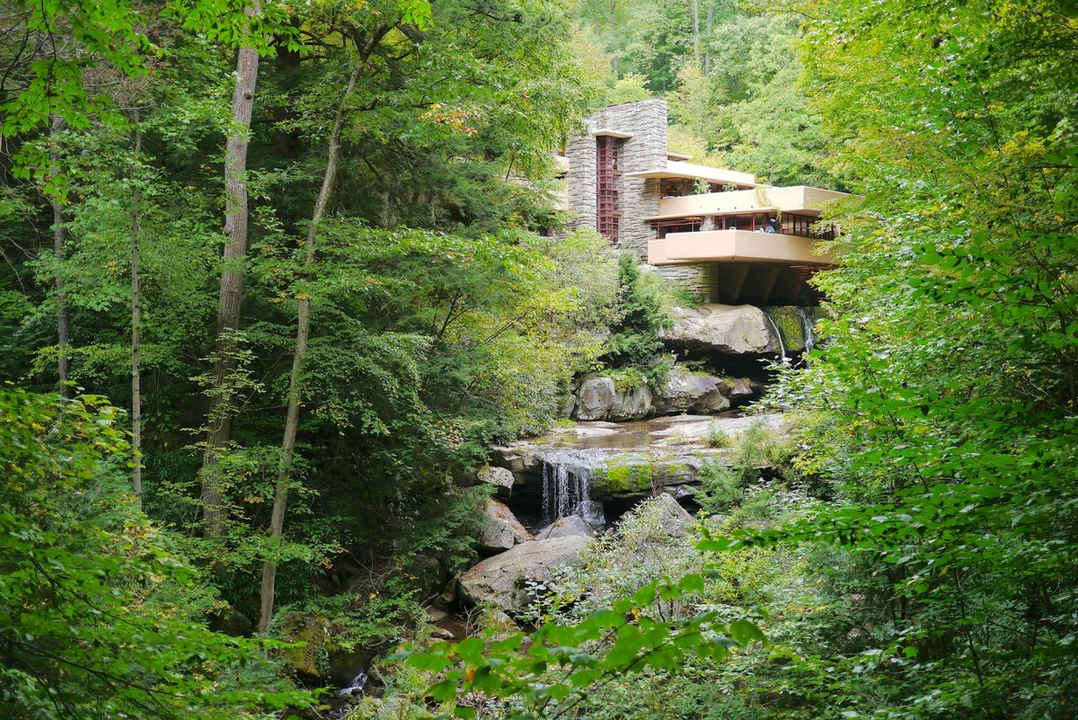 фрэнк ллойд райт архитектура fallingwater фото