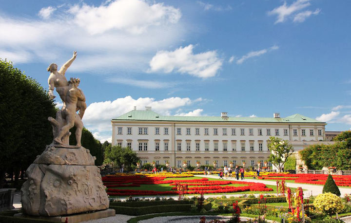 дворец мирабель зальцбург фото