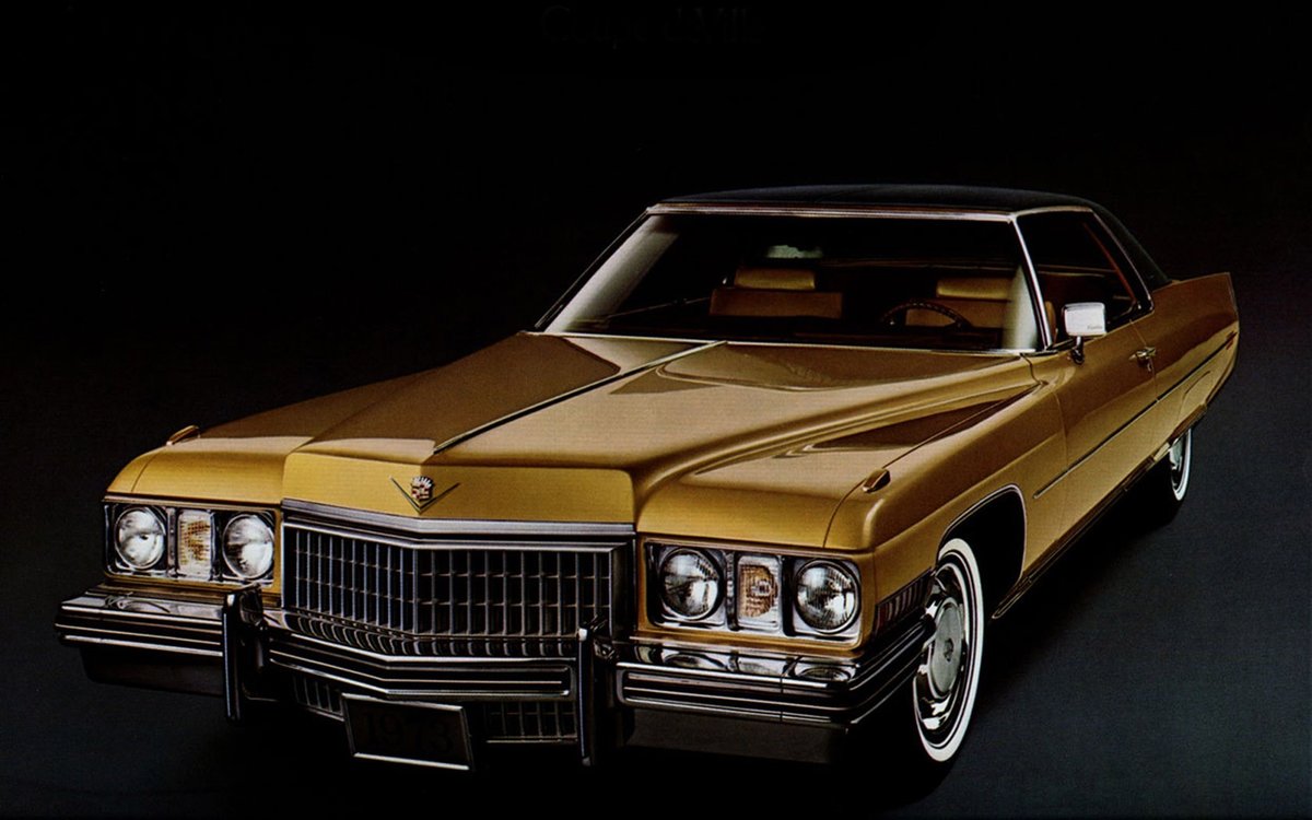 cadillac deville 1973 черный модель фото