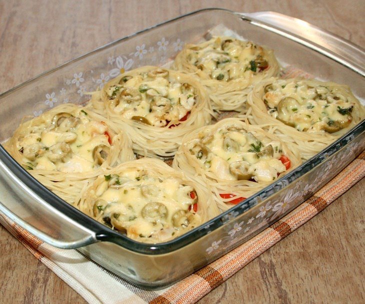 макароны гнезда фото