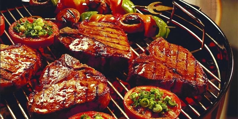 мясо на гриле фото